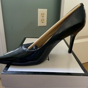 Nine West Black Patent Pumps Martinar 8M